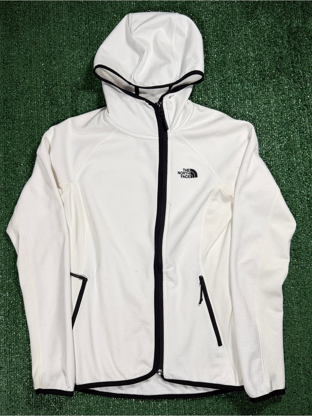 The North Face Women's White Full Zip Hoodie Jacket Size Small
